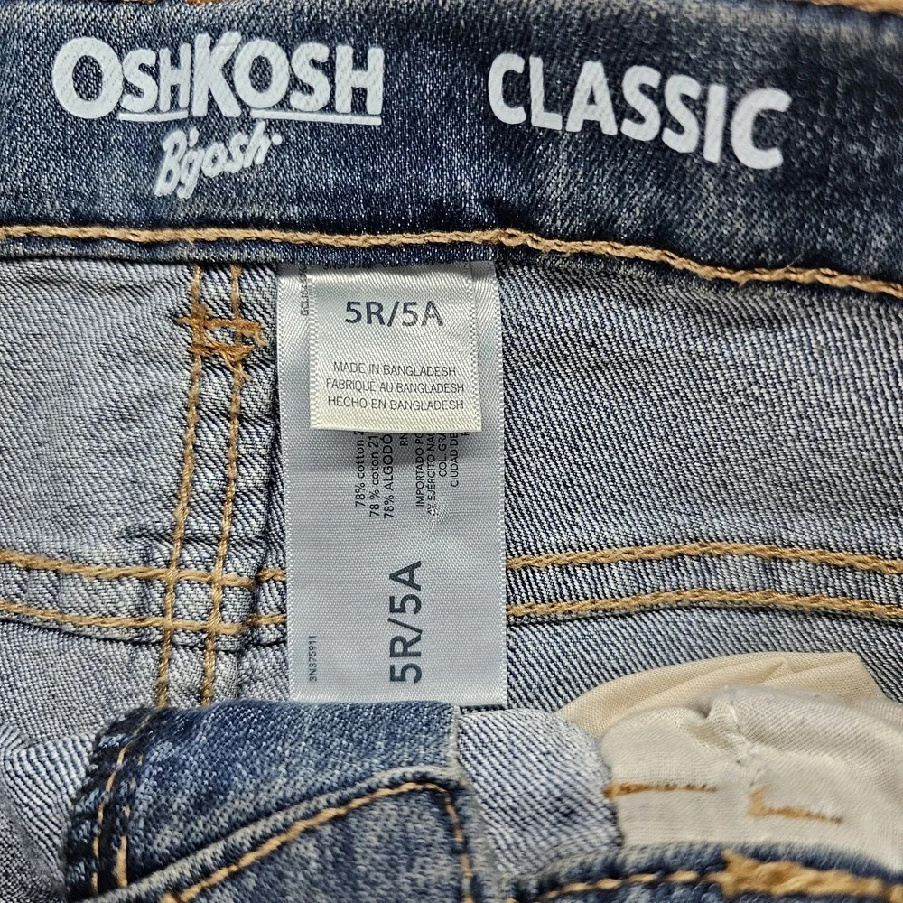 Oshkosh Youth Little Boys Blue Jeans Size 5R MSRP $34‎ Tags NEW